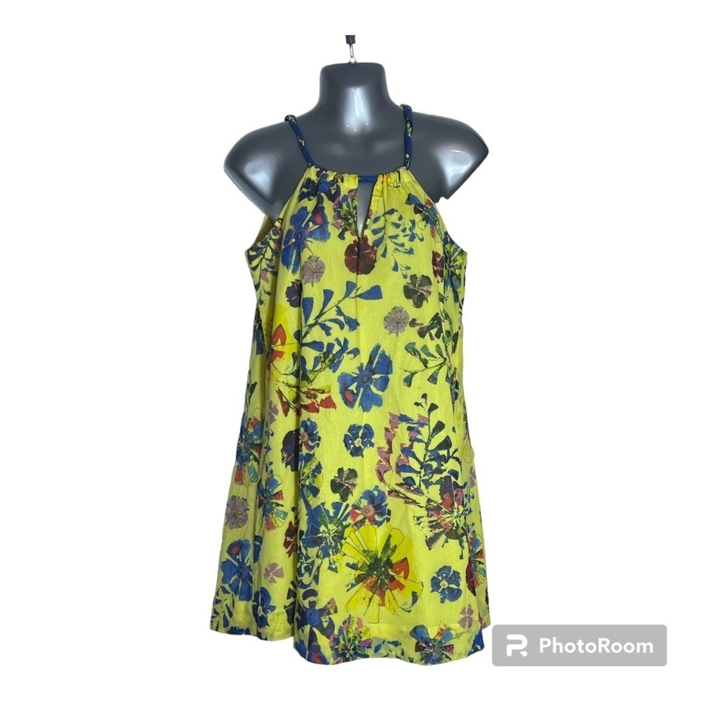 Anthropologie Vanessa Virginia Keyhole Paintery A Line Dress Size 2 - Picture 1 of 10